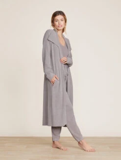 CozyChic Ultra Lite® Wide Collar Long Cardigan 12 CozyChic Ultra Lite® Wide Collar Long Cardigan -MOON HOME Shop BDWCU22050 Pewter 1101