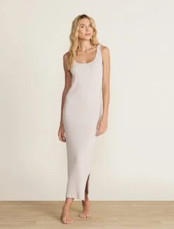 CozyChic Ultra Lite® Ribbed Square Neck Dress 12 CozyChic Ultra Lite® Ribbed Square Neck Dress -MOON HOME Shop BDWCU22122 bisque 080