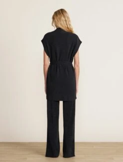 CozyChic Ultra Lite® Waist Tie Vest 10 CozyChic Ultra Lite® Waist Tie Vest -MOON HOME Shop BDWCU22283 black 1580