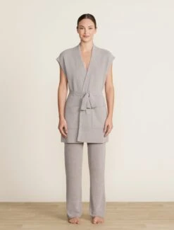 CozyChic Ultra Lite® Waist Tie Vest 12 CozyChic Ultra Lite® Waist Tie Vest -MOON HOME Shop BDWCU22283 pewter 1540