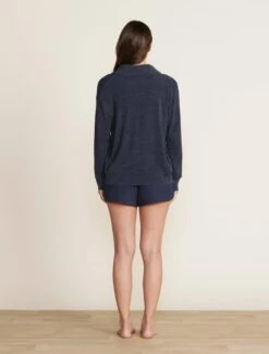 CozyChic Ultra Lite® Ribbed Shawl Pullover 10 CozyChic Ultra Lite® Ribbed Shawl Pullover -MOON HOME Shop BDWCU22359 indigo 657