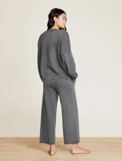 Sunbleached Crewneck Pullover -MOON HOME Shop BDWES21789 FadedBlack 0031