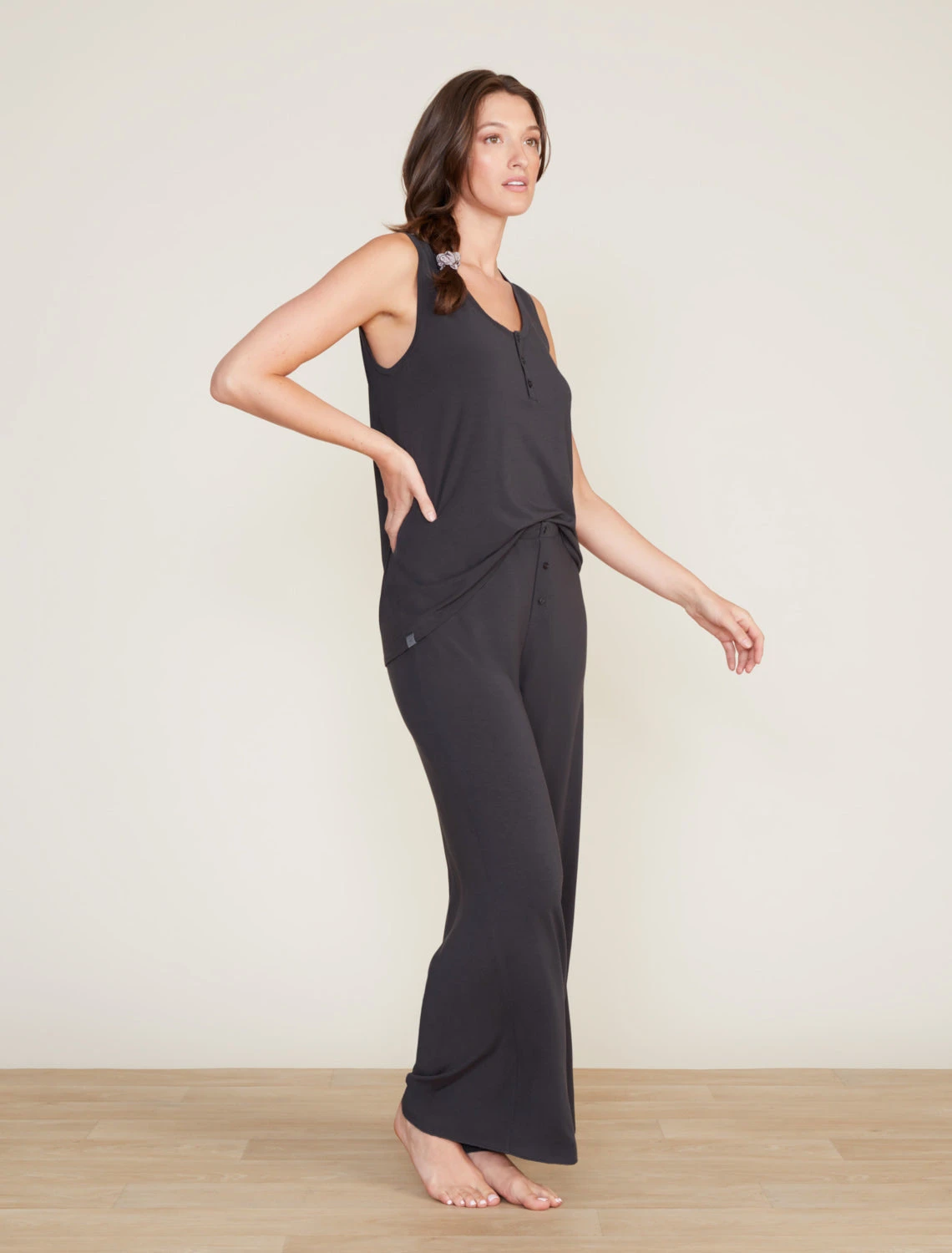 Luxe Milk Jersey® Women's Henley PJ Set 4 Luxe Milk Jersey® Women's Henley PJ Set - Image 2