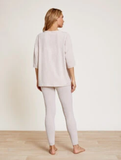 Malibu Collection® Slub Jersey V-neck Boxy Tee 10 Malibu Collection® Slub Jersey V-neck Boxy Tee -MOON HOME Shop BDWMC21304 Almond 1389