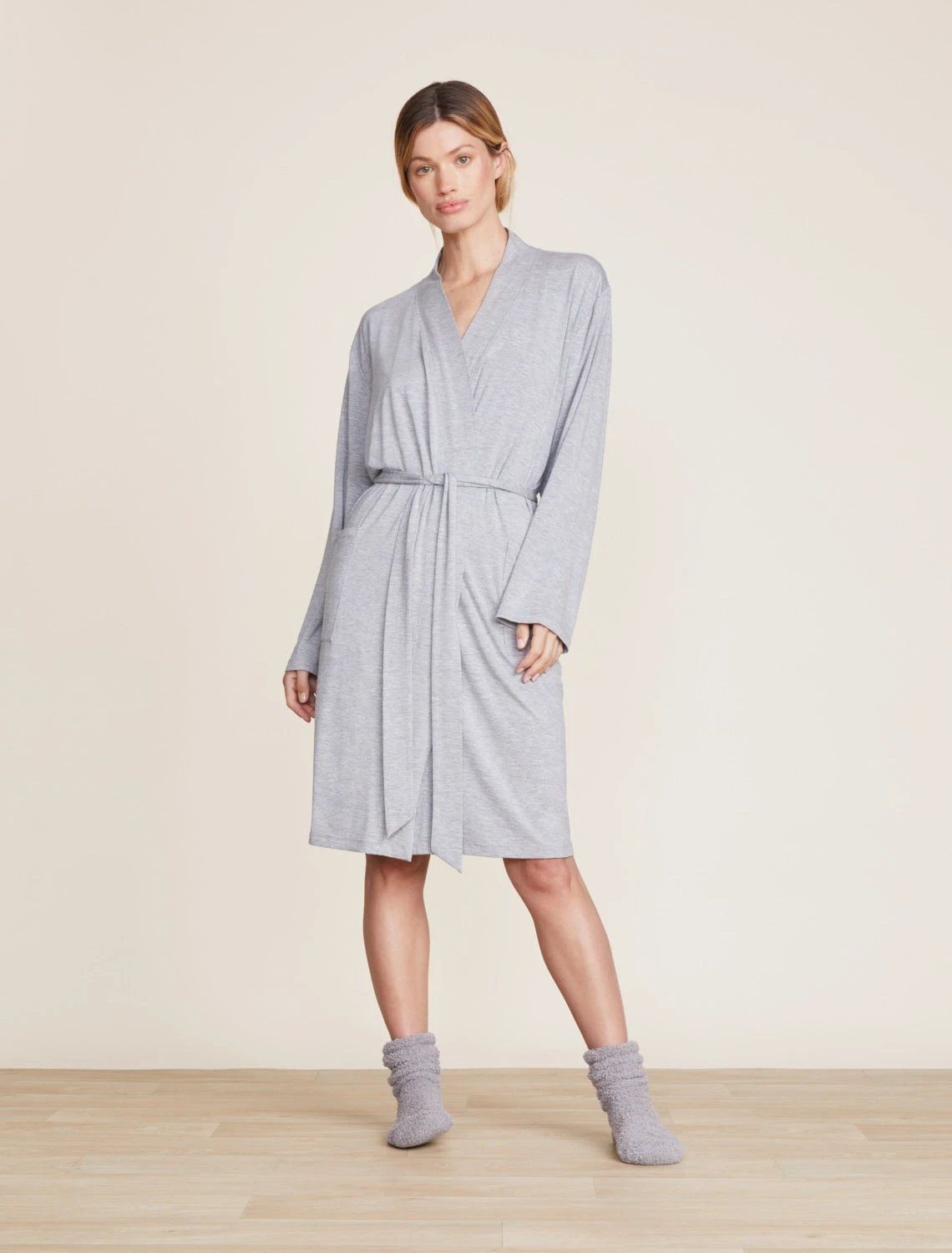 Malibu Collection® Soft Jersey Short Robe 3 Malibu Collection® Soft Jersey Short Robe