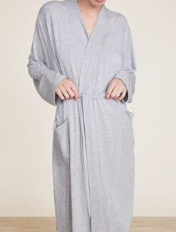 Malibu Collection® Soft Jersey Short Robe 11 Malibu Collection® Soft Jersey Short Robe -MOON HOME Shop BDWMC21961 HE Gray 2260