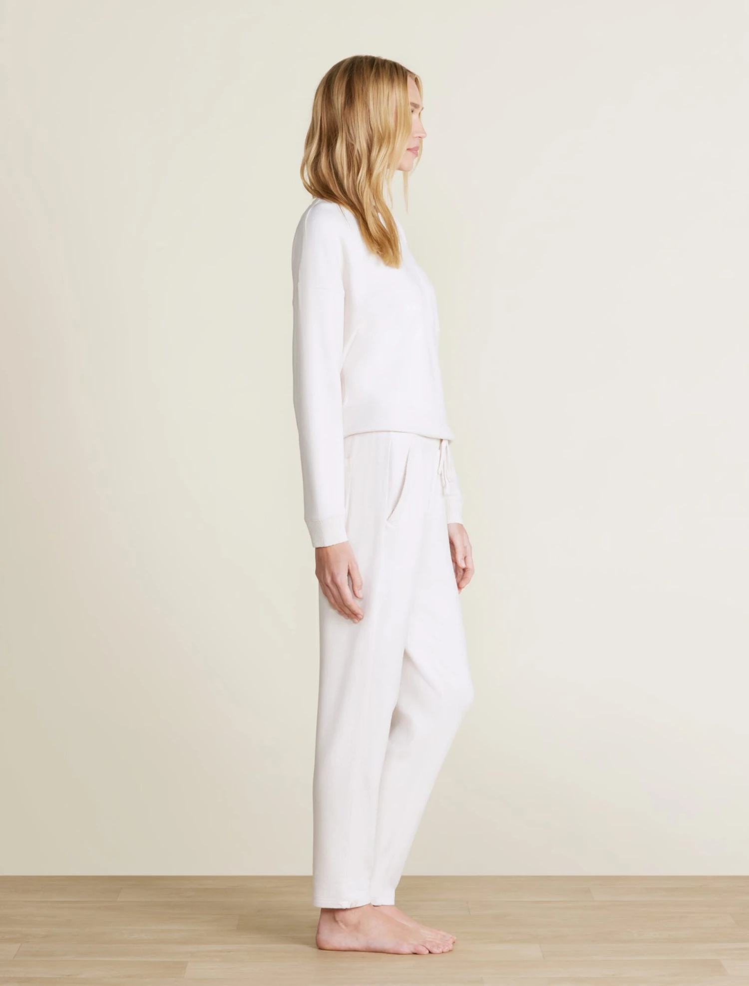 Malibu Collection® Brushed Fleece Sweater Mix Tapered Pant 8 Malibu Collection® Brushed Fleece Sweater Mix Tapered Pant - Image 6