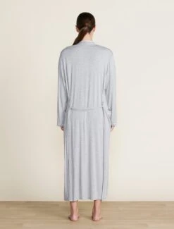Malibu Collection® Soft Jersey Piped Robe 10 Malibu Collection® Soft Jersey Piped Robe -MOON HOME Shop BDWMC22291 GRAY 2626