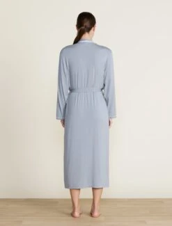 Malibu Collection® Soft Jersey Piped Robe 13 Malibu Collection® Soft Jersey Piped Robe -MOON HOME Shop BDWMC22291 moonbeam 2758