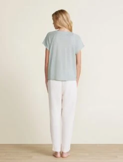 Malibu Collection® Linen Raglan Tee 10 Malibu Collection® Linen Raglan Tee -MOON HOME Shop BDWMC22298 BEACHGLASS 0399