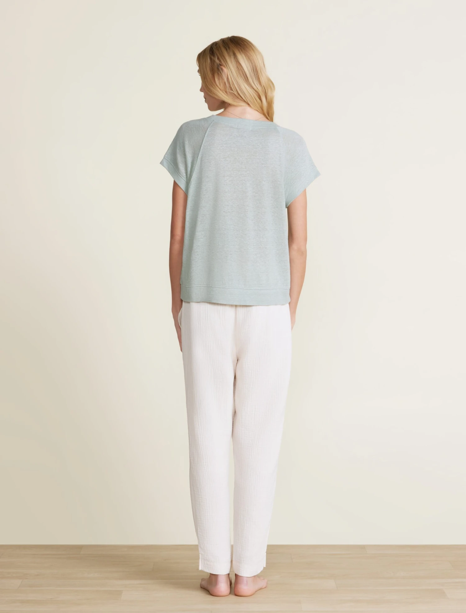 Malibu Collection® Linen Raglan Tee 5 Malibu Collection® Linen Raglan Tee - Image 3