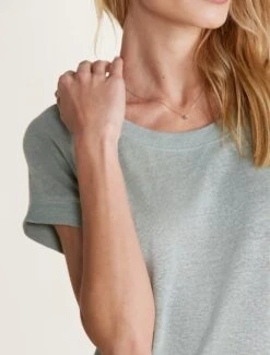 Malibu Collection® Linen Raglan Tee 11 Malibu Collection® Linen Raglan Tee -MOON HOME Shop BDWMC22298 BEACHGLASS 0400