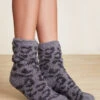 CozyChic® Youth Barefoot In The Wild® Socks -MOON HOME Shop BDYCC1561 Graphite Carbon 1972