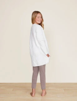 CozyChic® Youth Diamond Circle Cardi 8 CozyChic® Youth Diamond Circle Cardi -MOON HOME Shop BDYCC22000 Pearl 1088