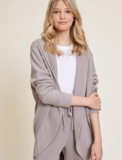 Malibu Collection® Youth Brushed Terry Circle Cardigan 12 Malibu Collection® Youth Brushed Terry Circle Cardigan -MOON HOME Shop BDYMC21407 BeachRock 4284
