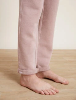 Malibu Collection® Youth Brushed Terry Rolled Hem Pant -MOON HOME Shop BDYMC21411 PinkClay 4180