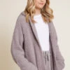 CozyChic® Boucle Youth Hooded Long Coatigan -MOON HOME Shop BDYNV21438 BeachRock 4313