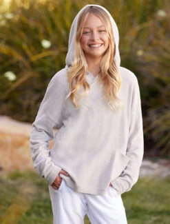 CozyChic Ultra Lite® Youth Button Hoodie 11 CozyChic Ultra Lite® Youth Button Hoodie -MOON HOME Shop BD FW23 D4 BDYCU22191 T5836