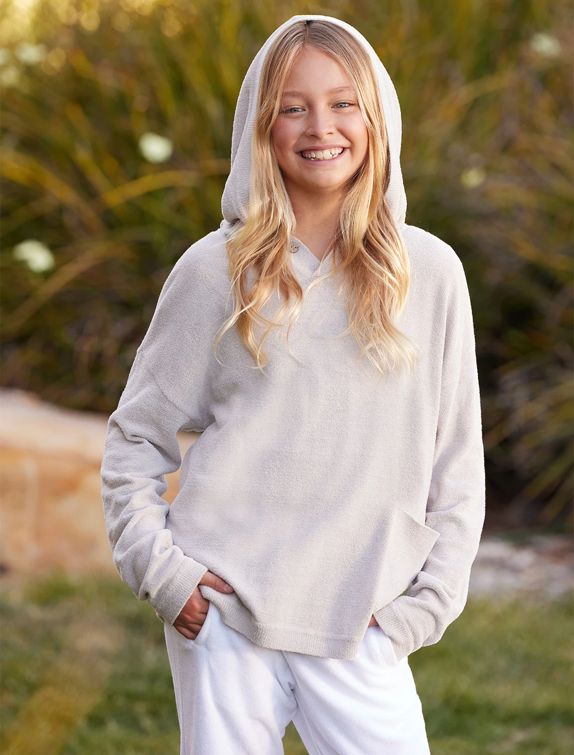 CozyChic Ultra Lite® Youth Button Hoodie 7 CozyChic Ultra Lite® Youth Button Hoodie - Image 5