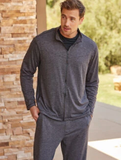Malibu Collection® Butterchic Knit® Men's Heavy Zip Up 13 Malibu Collection® Butterchic Knit® Men's Heavy Zip Up -MOON HOME Shop BD FW23 D5 BDMMC21646 G7218