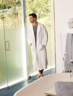 Malibu Collection® Muslin Cotton Spa Robe -MOON HOME Shop BFDSS 24 BDUMC22517 SeaSalt 1154 84669504 9269 4eac 81a1 70ce65a4a36e