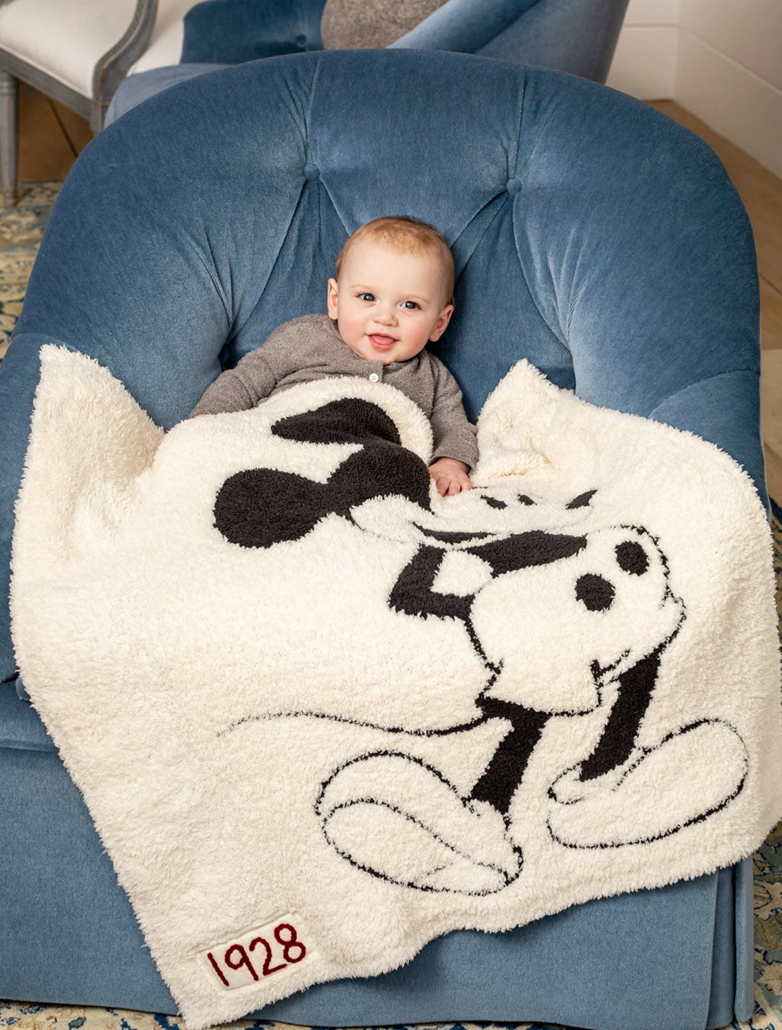 CozyChic® Classic Disney Mickey Mouse Baby Blanket 4 CozyChic® Classic Disney Mickey Mouse Baby Blanket - Image 2