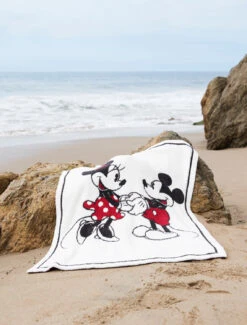 CozyChic® Classic Disney Mickey & Minnie Mouse Baby Blanket - 30" X 40" 7 CozyChic® Classic Disney Mickey & Minnie Mouse Baby Blanket - 30" X 40" -MOON HOME Shop DNBCC1367HR CREAM MULTI 1