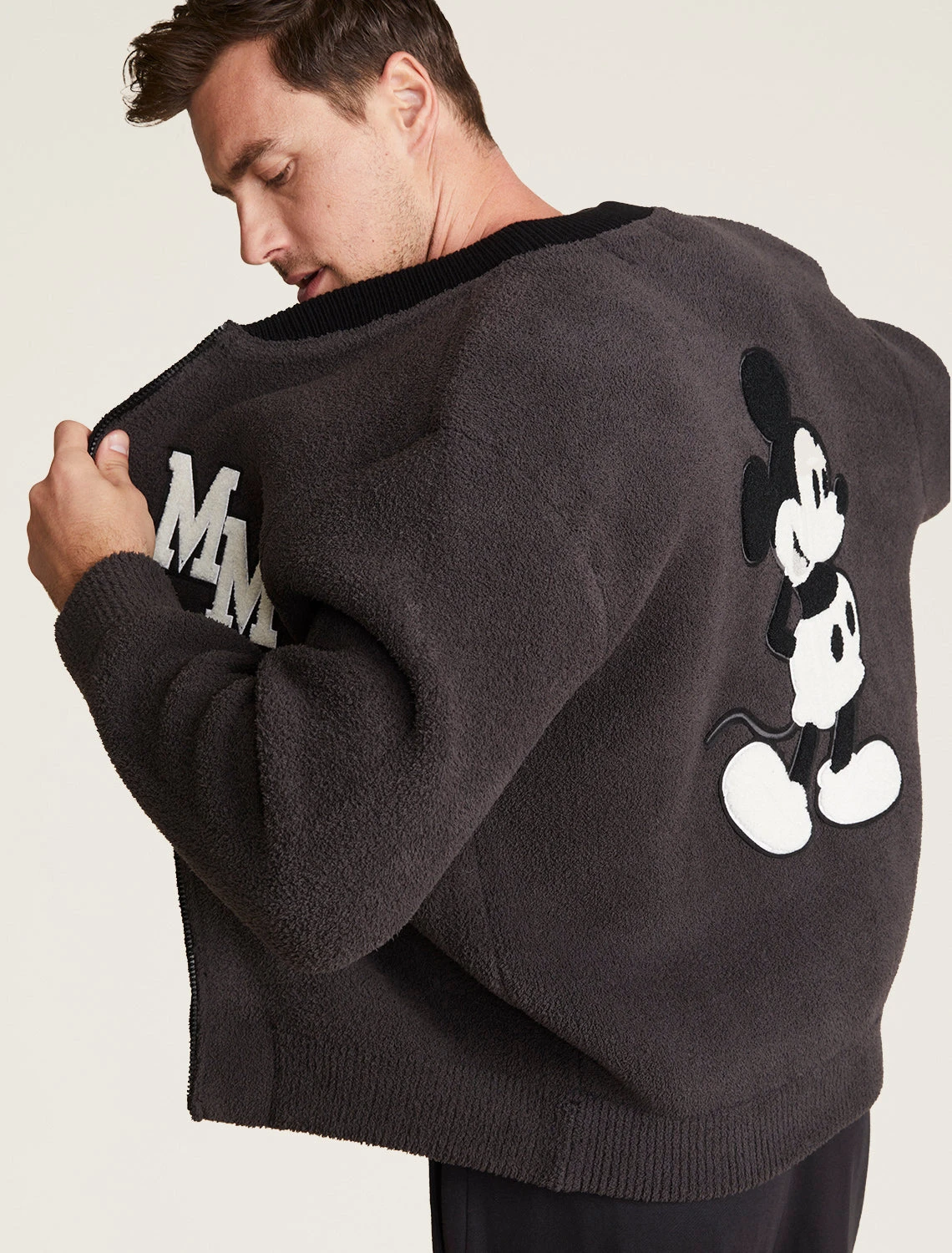 CozyChic® Disney Classic Mickey Men's Varsity Jacket 7 CozyChic® Disney Classic Mickey Men's Varsity Jacket - Image 5