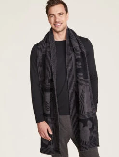 CozyChic® Disney Classic Deco Stripe Mickey Scarf