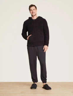 CozyChic® Disney Jack Skellington Unisex Zip Hoodie -MOON HOME Shop DNUCC22112 Black 1623copy