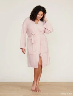 CozyChic Lite® Barbie™ Robe 12 CozyChic Lite® Barbie™ Robe -MOON HOME Shop MTWCL21709 DUSTY ROSE WHITE 2867