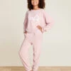 CozyChic Ultra Lite® Youth Barbie™ Jogger -MOON HOME Shop MTYCU21705 DustyRoseWhite 1513