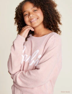 CozyChic Ultra Lite® Youth Barbie™ Pullover 13 CozyChic Ultra Lite® Youth Barbie™ Pullover -MOON HOME Shop MTYCU21705 DustyRoseWhite 1519 50c8c37b 36dd 483d 9cb8 b1647ba12e21
