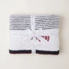 CozyChic® INSPI(RED) Stripe Throw 1 CozyChic® INSPI(RED) Stripe Throw -MOON HOME Shop RDHCC21189 Cream Black W 1